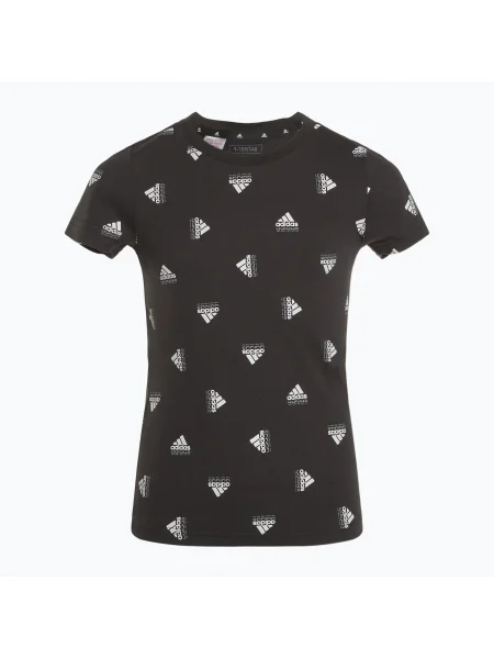 Детска тениска adidas Brand Love black/white бяло
