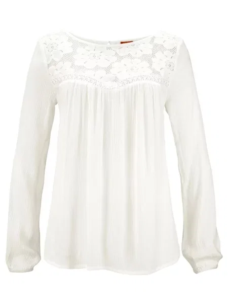 BUFFALO Tunika off-bela bela