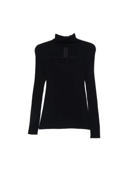 Sweter z golfem Fabiana Filippi niebieski