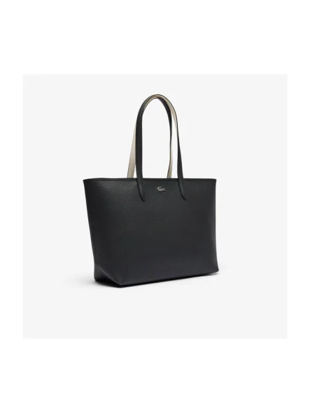 Shopper kabelka Lacoste čierna