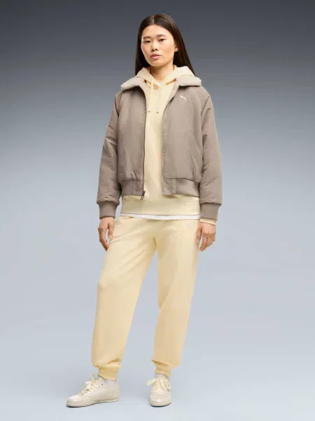 Спортивные штаны Puma с лого желтые