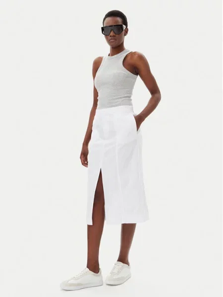 Calvin Klein Jeans Midi suknja bijela