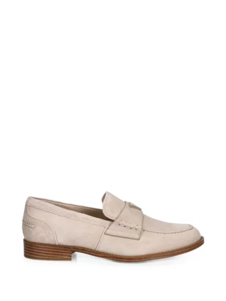 Pantofi loafer Guess din piele de căprioară cu autograf