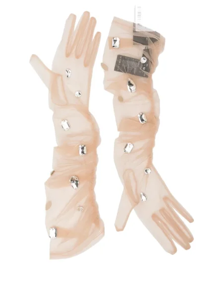 Rękawiczki David Koma z kryształkami