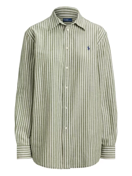 Vunena majica Polo Ralph Lauren s okruglim izrezom iznad koljena narančasta