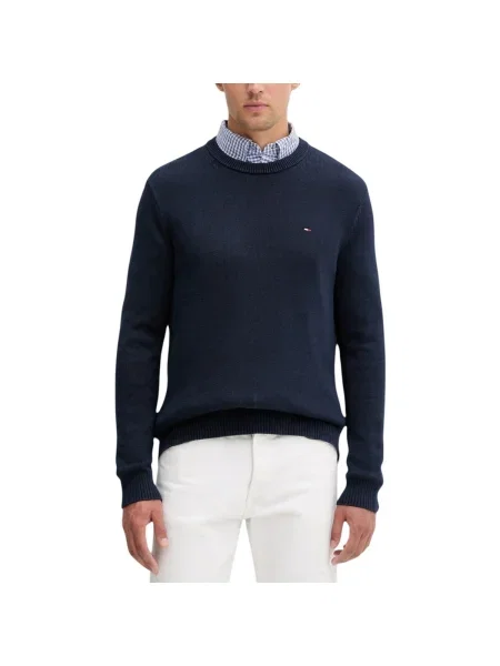 Sveter Tommy Hilfiger modrá