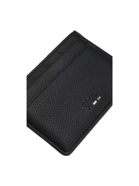 Portfel Boss z logo czarny