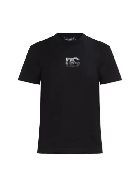 Koszulka Dolce And Gabbana z logo czarna