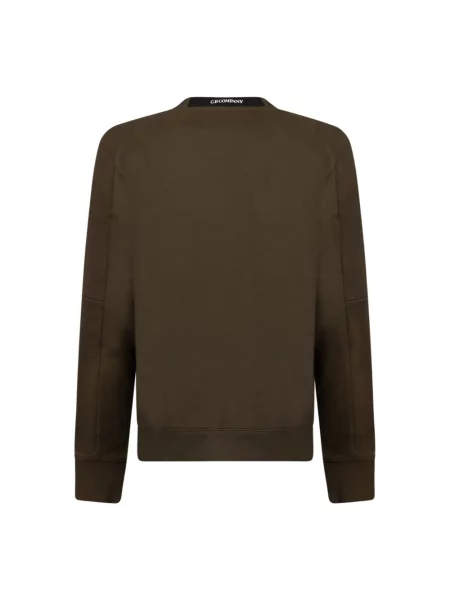 Lniana bluza nierozpinana C.p. Company zielona