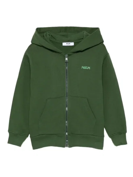 Bluza z kapturem dziecięca Msgm zielona