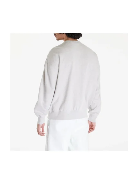 Hanorac crewneck Vans din fleece gri