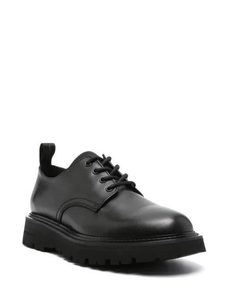Iš natūralios odos derby batai Woolrich juoda