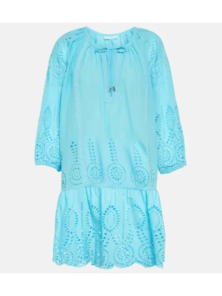 Rochie Melissa Odabash cu broderie albastru