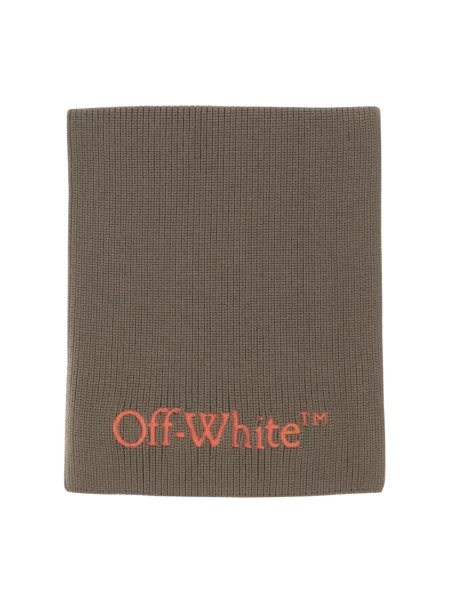 Szal Off-white wełniana biała