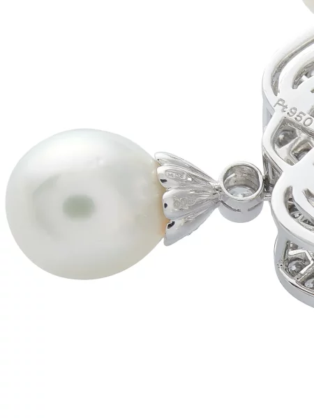 Colier Mikimoto alb