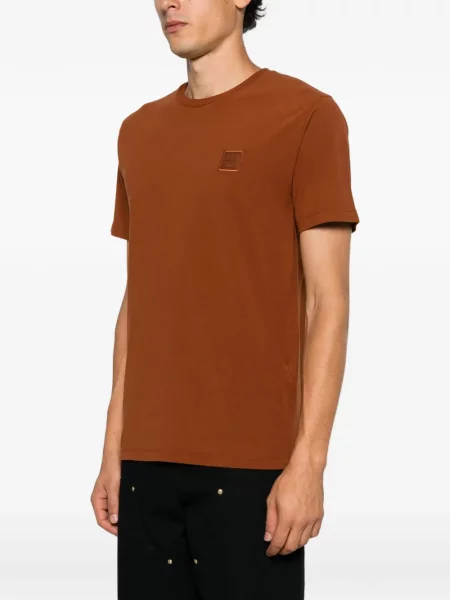 Tricou Stone Island cu strasuri maro
