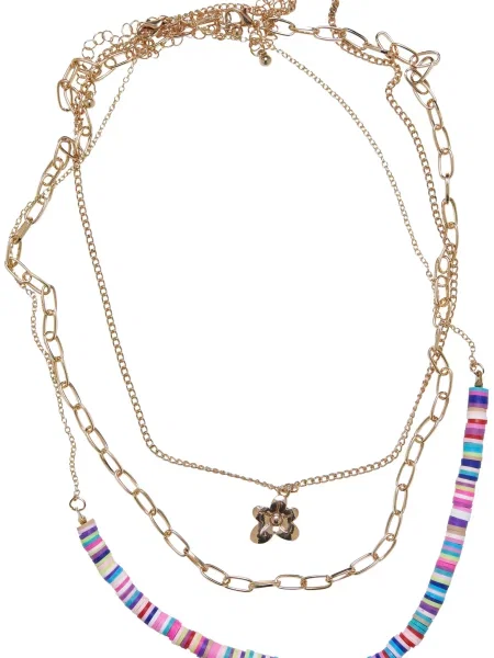 Palton Urban Classics Accessoires cu model floral auriu