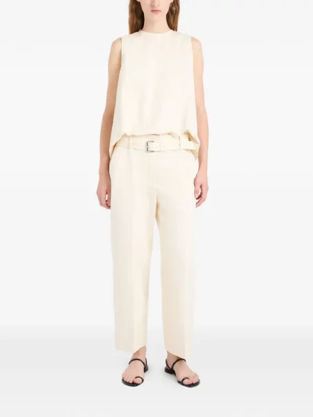 Pantaloni Proenza Schouler alb