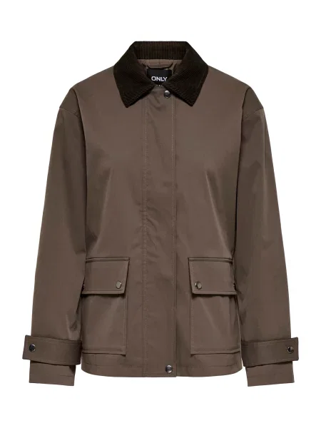 ONLY Geacă de primăvară-toamnă ONLEVELYN ciocolatiu / închis maro