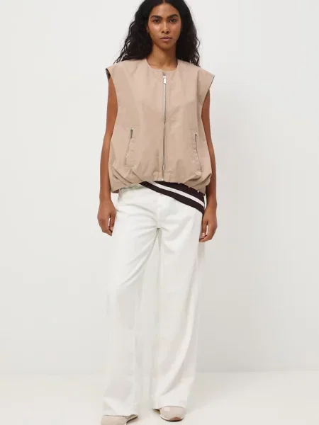 Medicine bezrękawnik beżowa