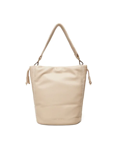 Tommy Hilfiger Kabelka Th Soft Summer Bucket béžová