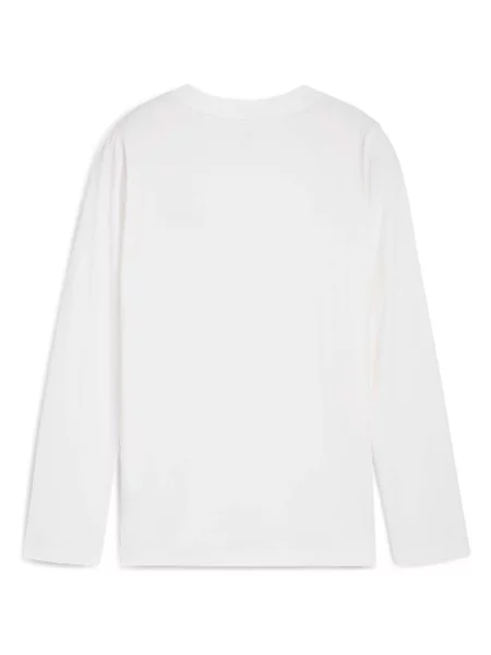 Tricou cu mânecă lungă copii Puma alb
