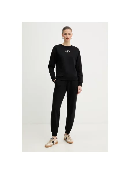 Spodnie dresowe Armani Exchange czarne