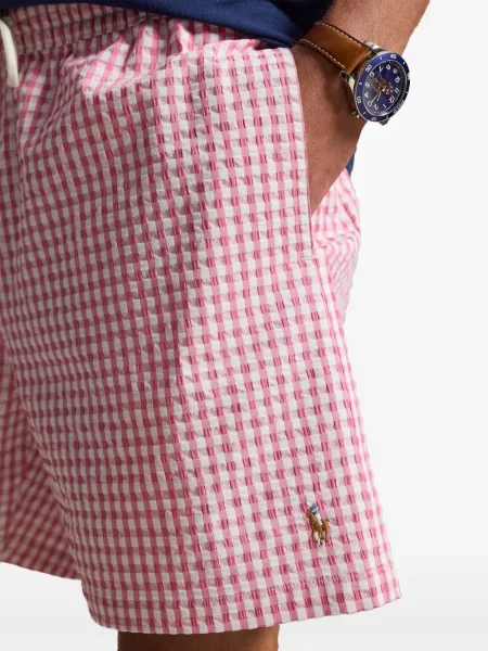 Ριγέ δερμάτινος κάλτσες Polo Ralph Lauren με κορδόνι μαύρο