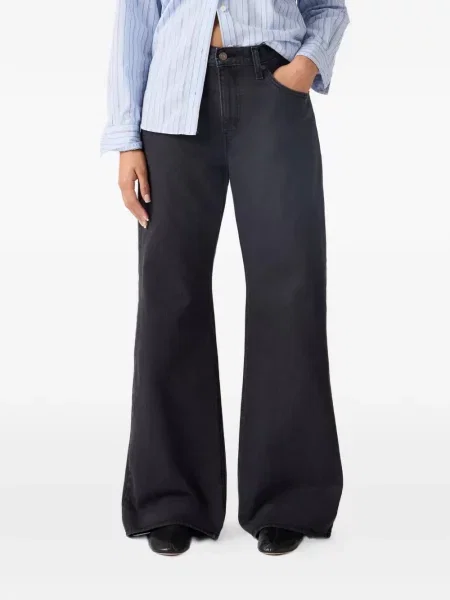 Szeroki sweter Levi's w paski czarny