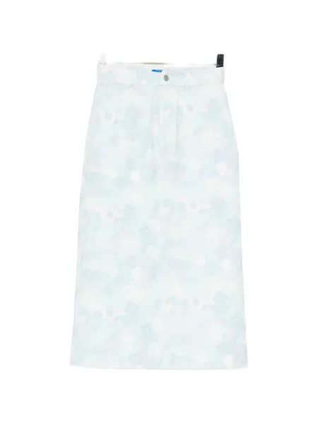 Fustă midi Sport B. By Agnès B. cu model floral albastru