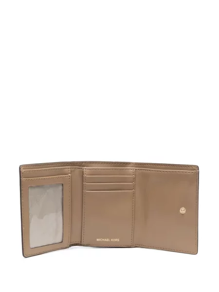 Kožni novčanik Michael Michael Kors smeđa