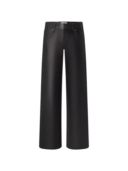 Pantaloni Frame din piele negru