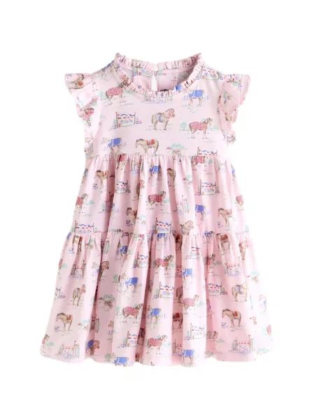 Next Rochie bleumarin / roz / deschis roșu