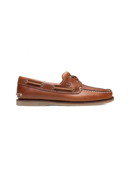 Półbuty Timberland skórzane klasyczne brązowe