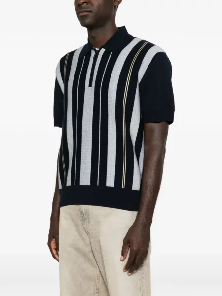 Ριγέ polo Drôle De Monsieur μπλε