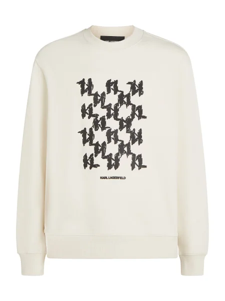 Karl Lagerfeld Mikina krémová černá