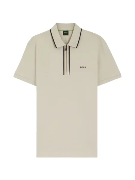 Tricou polo Boss cu autograf
