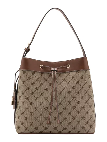 MANGO Geantă de umăr / maro bej