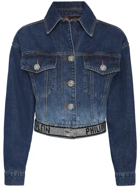 Geacă de blugi Philipp Plein albastru