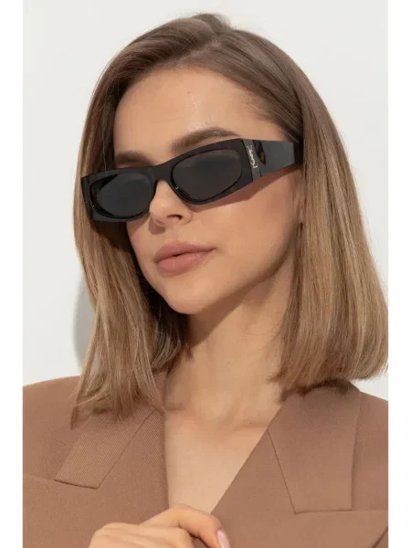 Saulės akiniai Saint Laurent Eyewear ruda