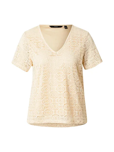 VERO MODA Póló VMMAYA krém