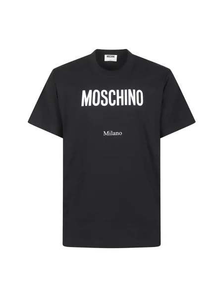 Koszulka Moschino z nadrukiem czarna