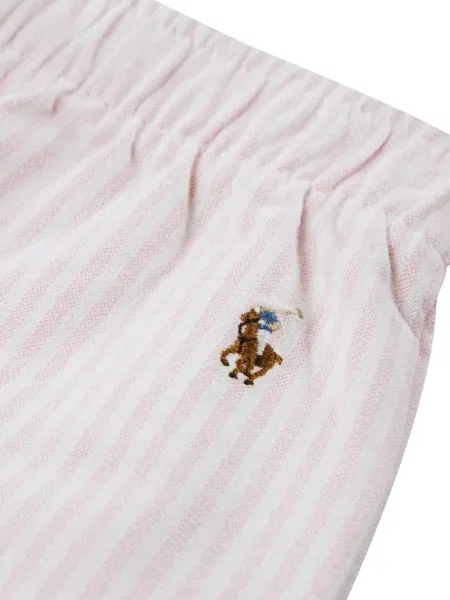 Piżama dziecięca Polo Ralph Lauren różowa