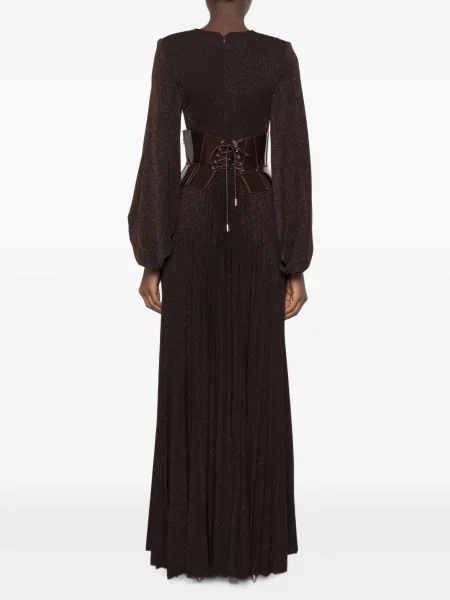 Сукня Elisabetta Franchi коричнева