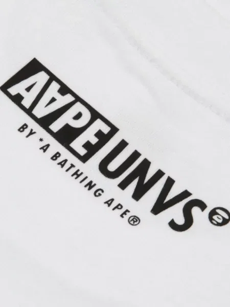 Tricou Aape By A Bathing Ape cu imagine alb
