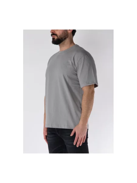 Daily Paper t-shirt Orbit Emb T-Shirt męski gładki szary