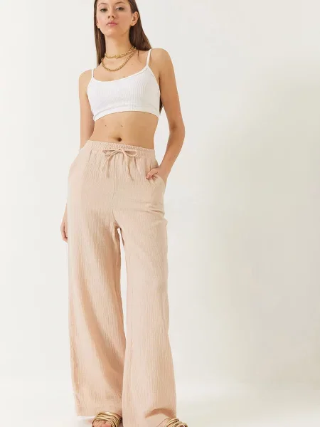 Bianco Lucci Pantaloni nisipiu