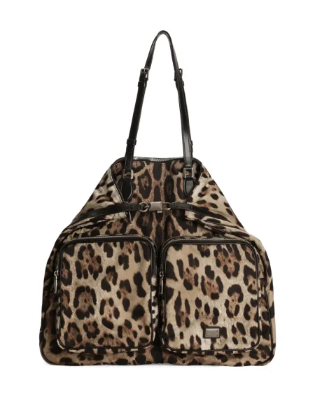 Geantă Dolce & Gabbana cu imagine cu model leopard