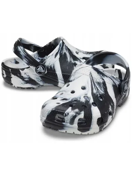 Chodaki Dla Dzieci Crocs Classic Marbled Kids Clog. czarne