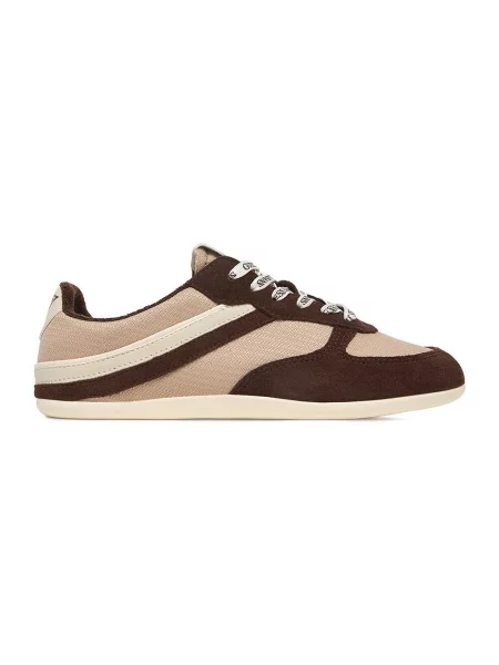 Sneakersy Guess Jeans brązowe